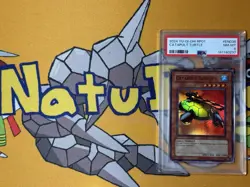 Yu-Gi-Oh! TCG Catapult Turtle Super Rare PSA 8 GRADED NEAR MINT LOW POP - POP 7 - Image 5