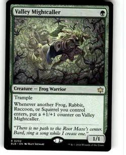 Valley Mightcaller Bloomburrow Regular MTG NM - Image 1