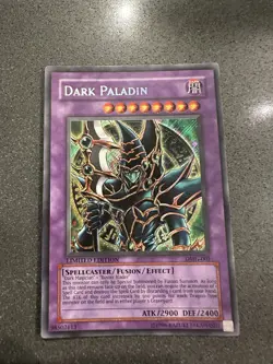 Yu-Gi-Oh! Dark Paladin 1st Edition DMG-001 1996 Kazuki Takahashi Rare Holo - Image 1