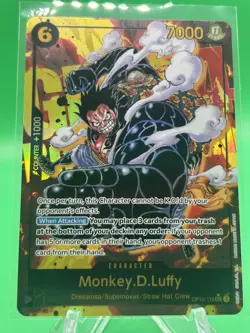 One Piece MONKEY.D.LUFFY Sec Royal Blood Alt Art OP10-118 Parallel English Luffy - Image 1