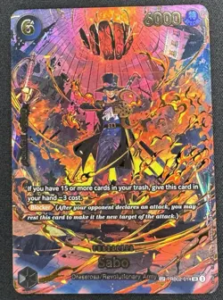 One Piece Sabo SP PRB02-014 NM/M OP15 Adventure on Kami’s Island Foil - Image 2