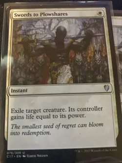 MTG Magic The Gathering Swords to Plowshares - Image 1