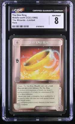 The One Ring - CGC 8 - Wizards Limited, Middle Earth CCG card (1995) - Image 1