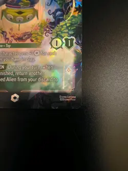 Alien True Believer 229/204 Disney Lorcana Wilds Unknown Enchanted Card - Image 4