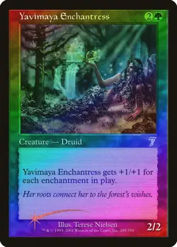 Yavimaya Enchantress FOIL 7th Edition NM Green Uncommon MAGIC CARD ABUGames - Image 1