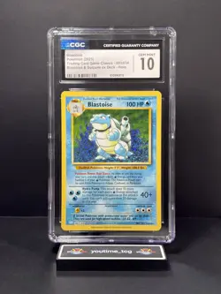 2023 Pokemon Trading Card Game Classic Blastoise #003 CGC 10 - Image 1