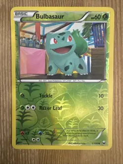 Bulbasaur 1/108 Dark Explorers Reverse Holo Pokemon Card 1/108 LP - Image 1