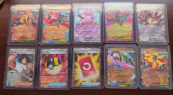 Pokemon TCG Ascended Heroes & Chaos Rising Ex Card Lot x18 Cards Mint - Image 1