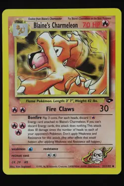 Blaine's Charmeleon - 31 - Gym Challenge - Pokemon Card - Near Mint - Image 1