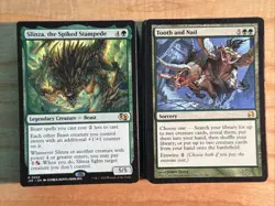MTG Slinza, the Spiked Stampede Beast Commander Deck - Image 1