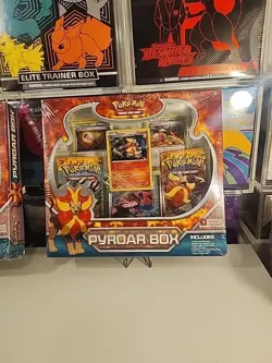 Pokemon TCG Pyroar Box FACTORY SEALED - XY Base Set & FlashFire Booster Packs - Image 2