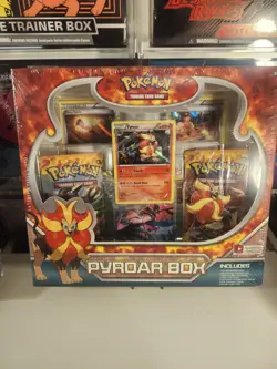 Pokemon TCG Pyroar Box FACTORY SEALED - XY Base Set & FlashFire Booster Packs - Image 3