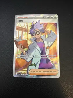 Pokemon Jacq Trainer 236/198 SV01: Scarlet & Violet Ultra Rare Full Art Holo - Image 1