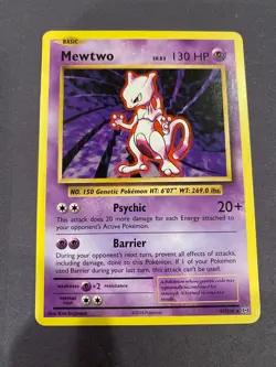 Mewtwo Rare XY - Evolutions 51/108 Pokemon TCG Card - Image 1