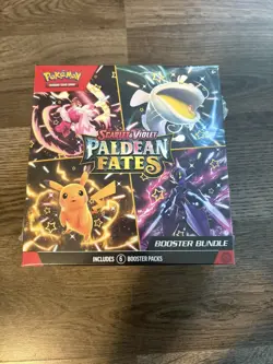 Pokemon TCG Paldean Fates Booster Bundle Box Sealed, 6 Booster Packs - Image 1