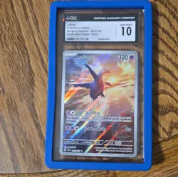 CGC 10 Latios 203/191 Holo Illustration Rare - Surging Sparks SV08 2024 - Image 1