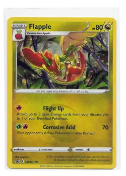FLAPPLE SWSH189 BLACK STAR PROMO POKEMON (COSMOS HOLO RARE, NM) - Image 1