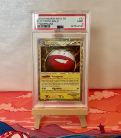 2010 POKEMON HEARTGOLD & SOULSILVER TRIUMPHANT #93 ELECTRODE-HOLO PRIME PSA 9 ✨ - Image 1