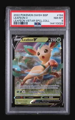 Leafeon V SWSH194 Promo PSA 8 Pokemon TCG - Image 1