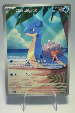 Pokemon TCG Misty's Lapras Destined Rivals 194/182 - Image 1