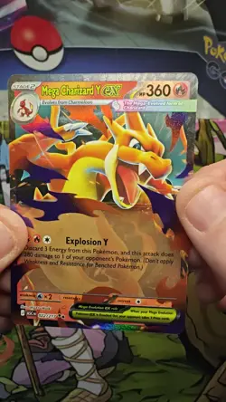 Pokemon TCG 🍀Mega Charizard Y🍀 022/217 Illustration Rare Ascended Heroes Pack - Image 2