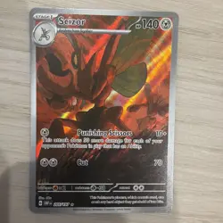 Pokemon TCG - Scizor - Illustration Rare Obsidian Flames 205/197 SV03 - LP Cond. - Image 1