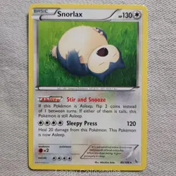 Pokemon Flashfire 80/106 Snorlax - Rare - Near Mint - Image 1