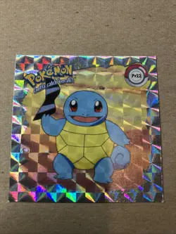 Vintage 1999 Artbox Pokemon Sticker #PR22 Squirtle Rare Series 1 Prizm - Image 1