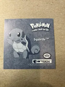 Vintage 1999 Artbox Pokemon Sticker #PR22 Squirtle Rare Series 1 Prizm - Image 2