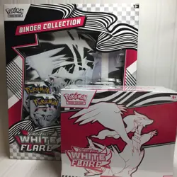 Pokemon TCG White Flare Binder Collection&Elite Trainer Box Set Brand New Sealed - Image 1