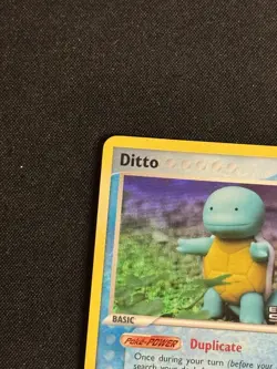 2005 Pokemon Delta Species Ditto (Squirtle) EX #40/113 REVERSE HOLO Uncommon - Image 2