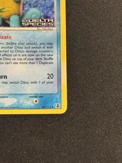2005 Pokemon Delta Species Ditto (Squirtle) EX #40/113 REVERSE HOLO Uncommon - Image 4