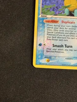 2005 Pokemon Delta Species Ditto (Squirtle) EX #40/113 REVERSE HOLO Uncommon - Image 5