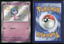 Ralts 153/091 Shiny Rare Paldean Fates Pokemon NM/M - Image 3