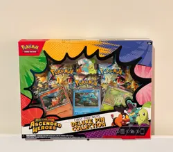 Sealed New Pokemon TCG Ascended Heroes First Partner Deluxe Pin Collection - Image 1