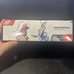 Pokemon TCG: Scarlet & Violet Mini Portfolio Display Case 12 Packs New Sealed - Image 4