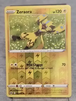 Zeraora - 052/159 - Rare - Reverse Holo NM, English Pokemon Crown Zenith - Image 1
