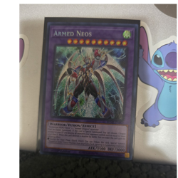 Konami Yu-Gi-Oh! Armed Neos BLMR-EN002 1st Ed Secret Rare Foil Effect Fusion - Image 1