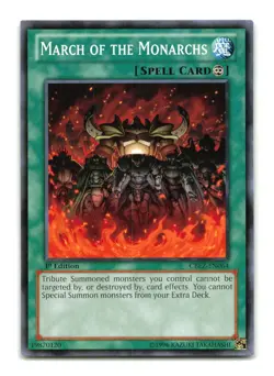 March of the Monarchs - CBLZ-EN064 1st Edition - YuGiOh-LP - Image 1