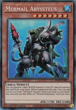 Yugioh Mermail Abyssteus RA03-EN007 - Collector's Rare - Image 1