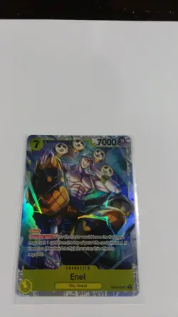 One Piece CCG Enel OP05-100 Awakening of The New Era Super Rare English - Image 1