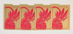 ETB Dividers Scarlet & Violet Koraidon (Set Of 4) Pokemon TCG - Image 1