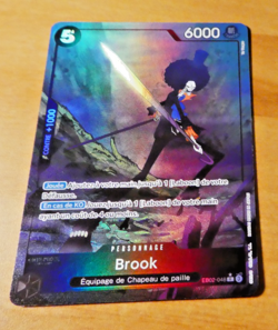 ONE PIECE CARD GAME CARTE FRANCAISE Brook EB02-048 ALT FR MINT - Image 1