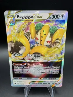 Pokemon TCG Regigigas VSTAR 114/159 2023 Crown Zenith Ultra Rare Pack Fresh - NM - Image 1