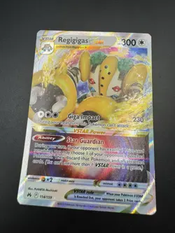 Pokemon TCG Regigigas VSTAR 114/159 2023 Crown Zenith Ultra Rare Pack Fresh - NM - Image 4