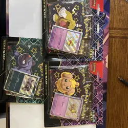 Pokemon Paldean Fates Tech Sticker Collection SET of 3 NEW 1 Of Each Artwork 🔥 - Image 1