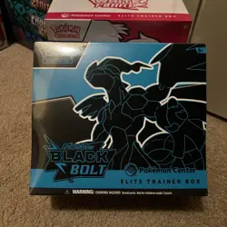 Pokemon Black Bolt + White Flare Pokemon Center Elite Trainer Box ETB - New Pair - Image 2
