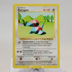 Pokemon TCG - Porygon 39/102 Base Set Uncommon Shadowless WOTC 1999 - NM/EXC - Image 2