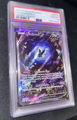 ✨ PSA 10 GEM MINT – Lumineon V GG39/GG70 – Crown Zenith Full Art – Pokemon Card - Image 1