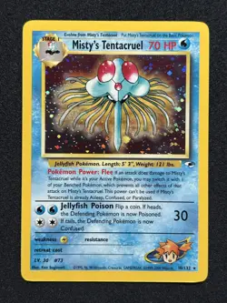 Misty's Tentacruel – Pokemon Gym Heroes - Unlimited - 10/132 – Holo rare – MP - Image 1